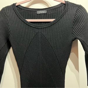 Forcast black knit dress - size 4